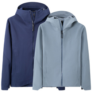 QFZ478 - Chaquetas Softshell <span class=keywords><strong>para</strong></span> Hombre, Diseño OEM/ODM, Personalizadas, Delgadas, Transpirables, Resistentes al Viento e Impermeables, con Capucha, <span class=keywords><strong>para</strong></span> Deportes al Aire Libre - Product Image 1