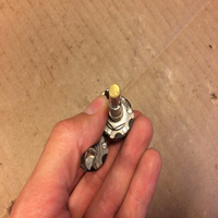 Nouveaux potentiomètres originaux en stock 2 CTS 500k ohm 1952 pour guitare, testés, 1/4" &amp;   Axe en D