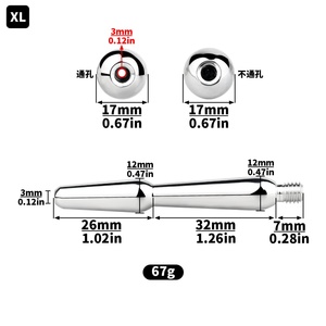 FRRK-226 Metal Horse Eye Stick Male Chastity Device Stainless Steel Male BDSM Couple Training Alternative Sex <b>Toys</b> Wholesale - Product Image 5