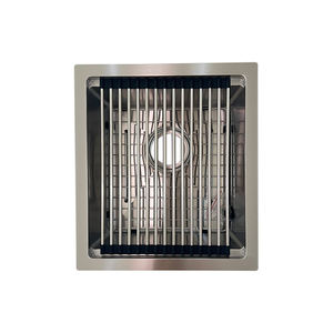 Lavello moderno in acciaio inox lavelli fatti a mano con griglia e scarico e tagliere lavello da cucina fatto a mano - Product Image 1