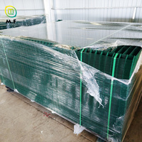Buiten 3D gebogen hekwerkpanelen van gegalvaniseerd staal, roestvrij draadgaas, beveiligingsomheining voor tuin en erf, privacybescherming