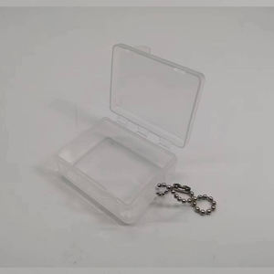 Mini boîte en plastique transparent Guka boucles <span class=keywords><strong>d</strong></span>'oreilles anneau boîte <span class=keywords><strong>de</strong></span> <span class=keywords><strong>rangement</strong></span> pour écouteurs couverture <span class=keywords><strong>de</strong></span> bande anti-poussière PP <span class=keywords><strong>vide</strong></span> boîte <span class=keywords><strong>de</strong></span> cadeaux en plastique chaîne - Product Image 6