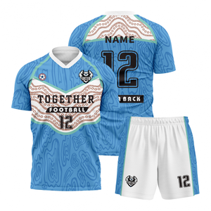 高品質カスタマイズ可能なクラブチームサッカーウェア リバーシブルレトロジャージトップ ネームロゴ入り 高品質OEM ホーム選手/ファン向けサッカーウェア - Product Image 3