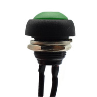 Interruptor de terminal de conexión, interruptor de dos pies, botón pulsador, Bola de 12mm, venta al por mayor