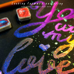 Aurora Chamäleon Pigment Aquarell Farbe Set für Nail Art Perl glanz Aquarell Malerei Palette Set - Product Image 6