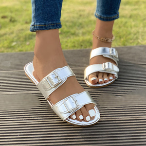 ashion2025 Simple Flat <b>Sandals</b> With New Womens Slippers All-match European American231231 231 - Product Image 4