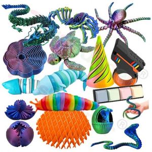 Heavy Duty Cone Shape Cute Fidget Clicker Toy 3D Print Custom Logo <b>PLA</b> Sensory Desk Fidget Set for Adults Kids Stress Relief - Product Image 2