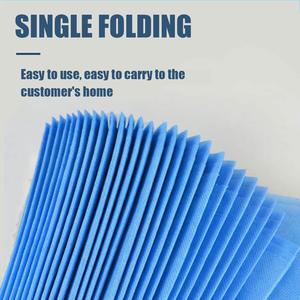 Hojas plegables desechables no tejidas transpirables impermeables Premium de alta calidad para salón de belleza - Product Image 3
