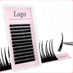 Ventilateur Cils DIY Cluster De Cils Marque Privée Volume 3D Faux Vison Cluster Lashes En Gros Bottom Spike Clusters Lash - Product Image 2