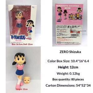 Anime <span class=keywords><strong>Doraemon</strong></span> ZERO Tinny Cat Shizuka Nobita Jaian Suneo Statuetta in Vetro con Viso Intercambiabile - Product Image 4