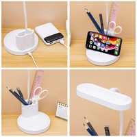 Lampe de bureau LED Rechargeable Rechargeable en usb, pliable, avec porte-stylo tactile, personnalisables en usine