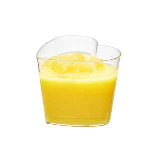 MingYu <strong>Disposable</strong> <strong>Plastic</strong> Hear <strong>Shaped</strong> Clear Dessert <strong>Cup</strong> with Lid MY-7360 - Product Image 5