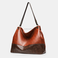 Mode Patchwork femmes sacs fourre-tout Vintage cuir Bogg sac fourre-tout Unique Lovevook sacs sac fourre-tout Wanita