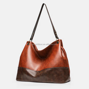 Mode Patchwork femmes <span class=keywords><strong>sacs</strong></span> fourre-tout Vintage cuir Bogg sac fourre-tout Unique Lovevook <span class=keywords><strong>sacs</strong></span> sac fourre-tout Wanita - Product Image 1
