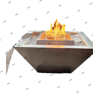 Quema de gas natural, acero al carbono, acero inoxidable, Control remoto, encendido, fuego de gas, fogata, cuenco de fuego <span class=keywords><strong>para</strong></span> piscina Premium - Product Image 1