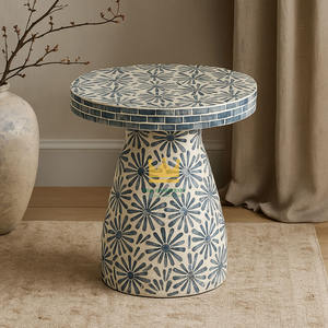 Table basse en nacre incrustée, meubles vintage en nacre, table basse en nacre incrustée en provenance du Vietnam - Product Image 5