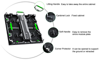 UHLED Interior Exterior Gigante Fondo de Escenario Led Video Wall P2.6 P2.9 P3.91 P4.81 Seamless Splicing Rental Led Display Panel