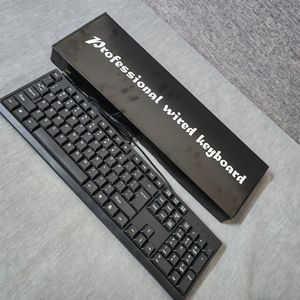 <b>Wired</b> Full Size 104 Keys Membrane <b>Keyboard</b> For Office Business Use - Product Image 4