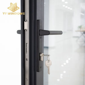 Vidrio triple con persianas en el interior <span class=keywords><strong>de</strong></span> aluminio <span class=keywords><strong>de</strong></span> alta eficiencia energética con bisel Delgado Puerta abatible <span class=keywords><strong>de</strong></span> persiana abatible - Product Image 1