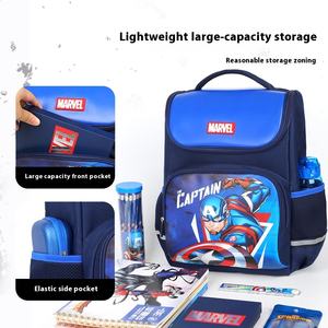 Large Capacity Marvel Spiderman for <strong>Captain</strong> <strong>America</strong> Boys' School <strong>Backpack</strong> with Ridge Protection for Primary School Students - Product Image 3
