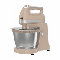 Nouvelle batteuse planétaire électrique classique avec 5 vitesses, 300W, bol mélangeur en acier inoxydable de 3,5L pour la cuisine et l'usage domestique