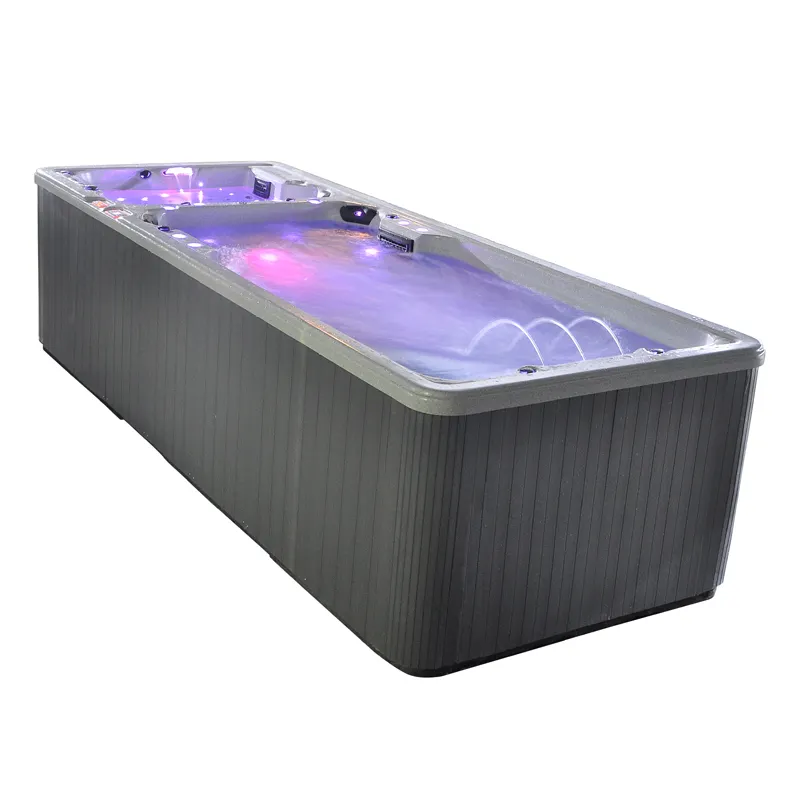Well Outdoor Surfing Swimming SPA Tub with Underwater Bike for Exercise