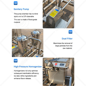 ORME-Homogénéisateur automatique de pasteurisation du lait de chameau, lot de 250 litres - Product Image 3
