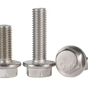 Aanpasbare RVS 304 316 zeskantflensbout, fabrieks prijs DIN6921 bevestigingsmateriaal voor automatiseringsprojecten - Product Image 2