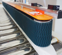 Machine à banderoleuse de cartons de type croisé Poshysmart SmartF06, dispositif d'emballage automatique à scellage de bords, compatible avec plusieurs formats de cartons