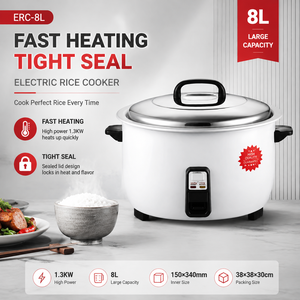 Olla <span class=keywords><strong>Arrocera</strong></span> <span class=keywords><strong>Eléctrica</strong></span> de Alta Calidad para Restaurante Comercial, Estilo Moderno y Sencillo, 8L, 10L, 13L, 23L, 38L, en Venta - Product Image 3