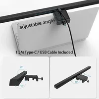 Lampe de bureau LED pour soins oculaires, barre lumineuse pour écran d'ordinateur, gradation progressive, 50CM 33CM, lampe de lecture alimentée par USB, lampes de table suspendues