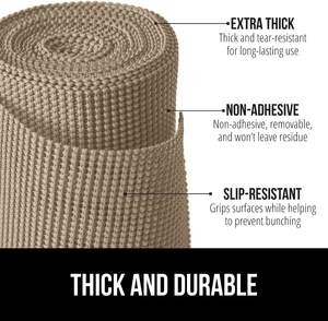 Alfombra Ultra Premium de 12 Pulgadas x 20 Pies, Antideslizante, Resistente, Acolchada, Lavable, Apta para Mascotas, Duradera, Sin Adhesivos, Moderna y Tejida - Product Image 2