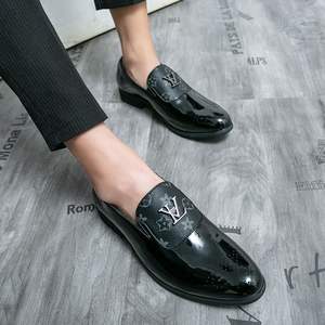 Zapatos Casuales de Cuero Genuino para Hombre, Color Marrón, Antideslizantes, Flexibles, con Cordones, para Discoteca - Product Image 3