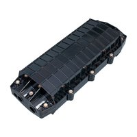 144 Core FTTH Inline Fiber Optic Splice Closure 3 in 3 Out PC Material Options Max 6 Trays Mechanical Sealing Joint Box