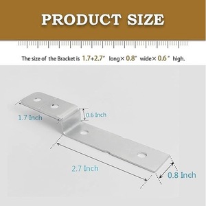 ดับเบิ้ลแบร็คกิต 1 ขายึดเครื่องล้างจานสแตนเลส 2 ขายึด 4 สกรูสำหรับอีเลคโทรลักซ์ AP5645425 PS4705 - Product Image 5