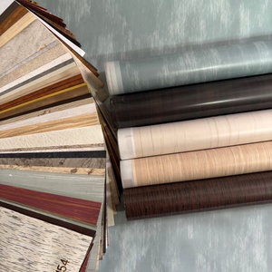 Lámina de estampado en caliente de grano de madera lineal fina de roble claro elegancia minimalista para marcos de fotos de PP, PS, WPC, PVC, paneles de pared - Product Image 3