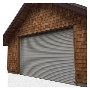Bán Buôn 9X8 Duy Nhất Của Nhãn Hiệu Đu Thép Mạ Kẽm Cửa Cuộn Kim Loại Truyền Thống Con Lăn Màn Trập Trượt Cửa Nhà Để Xe Giá Rẻ Giá - Product Image 1