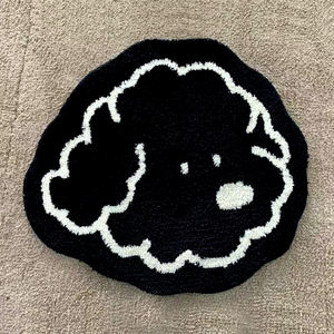 Tapis tufté personnalisé en polyester rose avec logo tapis extra épais à poils hauts fabriqué à la machine pour tapis de jeu au design moderne - Product Image 4