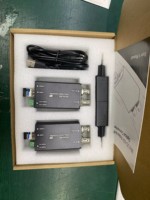 Mini convertidor de video a fibra 3G SDI con datos y conector LC de fibra monomodo de salida de bucle 20KM para transmisión