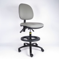 Chaise de travail de conception moderne sûre d'ESD pour la classe 1000 de pièce propre pour l'utilisation d'entrepôt d'école d'atelier d'hôpital