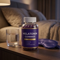 Gummies de mélatonine OEM au Passiflore et à la Camomille pour un sommeil réparateur