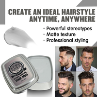 Cire coiffante pour hommes à tenue forte, fini mat, contrôle de la texture, sans résidus, marque privée