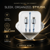 Kabel Pengisian Cepat USB C ke C 60W, Kabel Sinkronisasi Data Berlapis, Konektor Paduan Seng untuk Ponsel, Tablet, MacBook