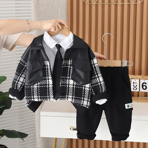 Conjuntos de Ropa para Niños, Estilo Caballero, Moda Primavera Otoño, Conjuntos de Ropa para Bebés - Product Image 1