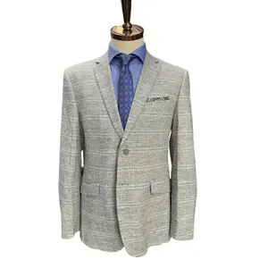 OEM最新的简单设计高品质商务男士正式绅士西装套装