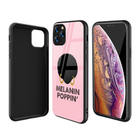 Coque de téléphone Black Girl Magic personnalisée, impression UV, TPU antichoc, finition mate pour iPhone 15 16 17 Pro Max Samsung Galaxy