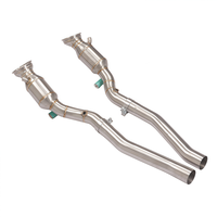 Collecteur d'échappement Downpipe 100/200/300CELL pour Ferrari F12 Berlinetta 812 GTS 6.3L 6.5L V12 2013+ en acier inoxydable pour amélioration de puissance de course