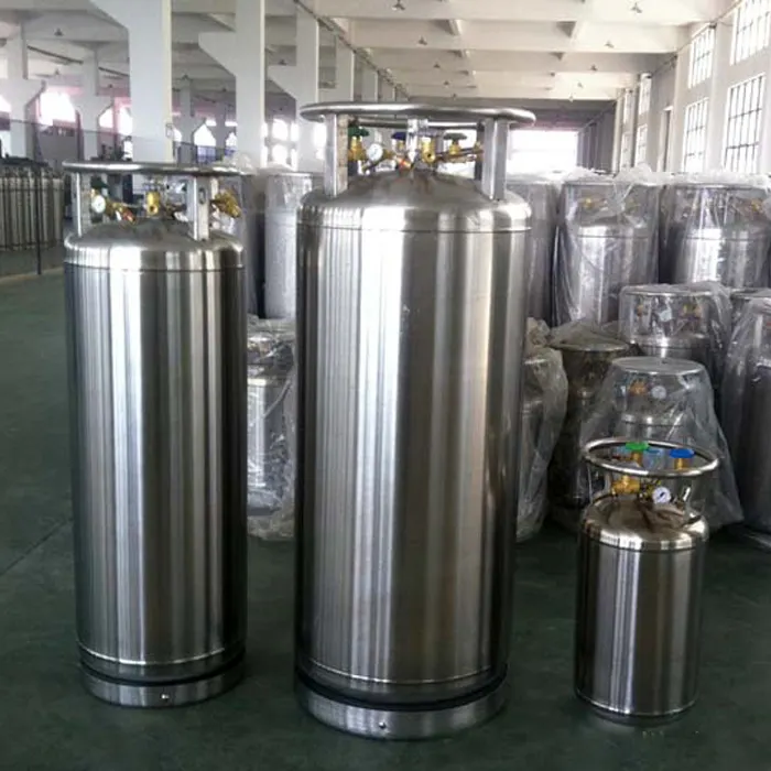 Cylinder Liquid Oxygen Dewar Cryogenic Gas