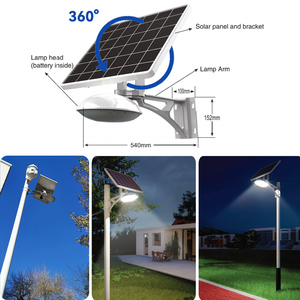 IP65 LED <span class=keywords><strong>Radar</strong></span> Inductie Geïntegreerde zonne-tuinlamp Afstandsbediening Automatische helderheidsaanpassing 3 jaar garantie - Product Image 5