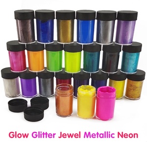 Ensemble de peinture acrylique 24 couleurs vives non toxiques 22ml chaque kits de peinture en pot pour étudiants artistes, peintres passe-temps - Product Image 5